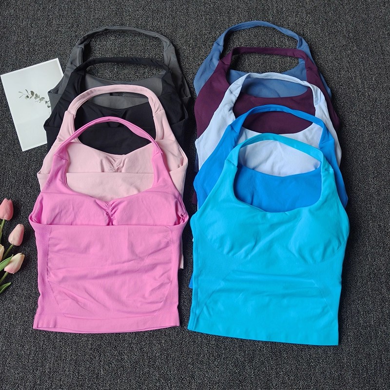 Suspender Tank Top - Женский бесшовный топ с лямкой на