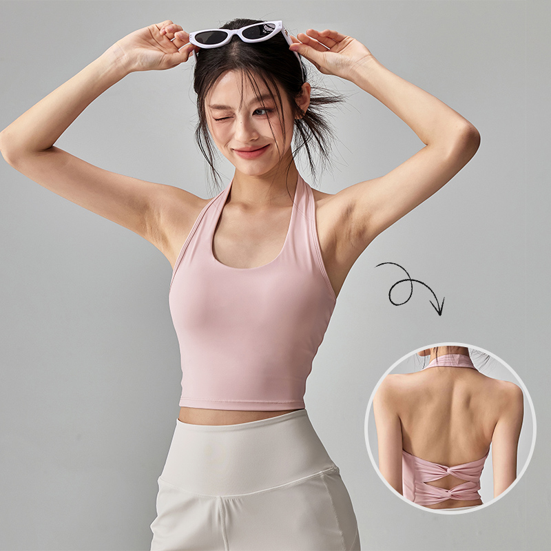 Suspender Tank Top - Женская майка для тренировок с двойным