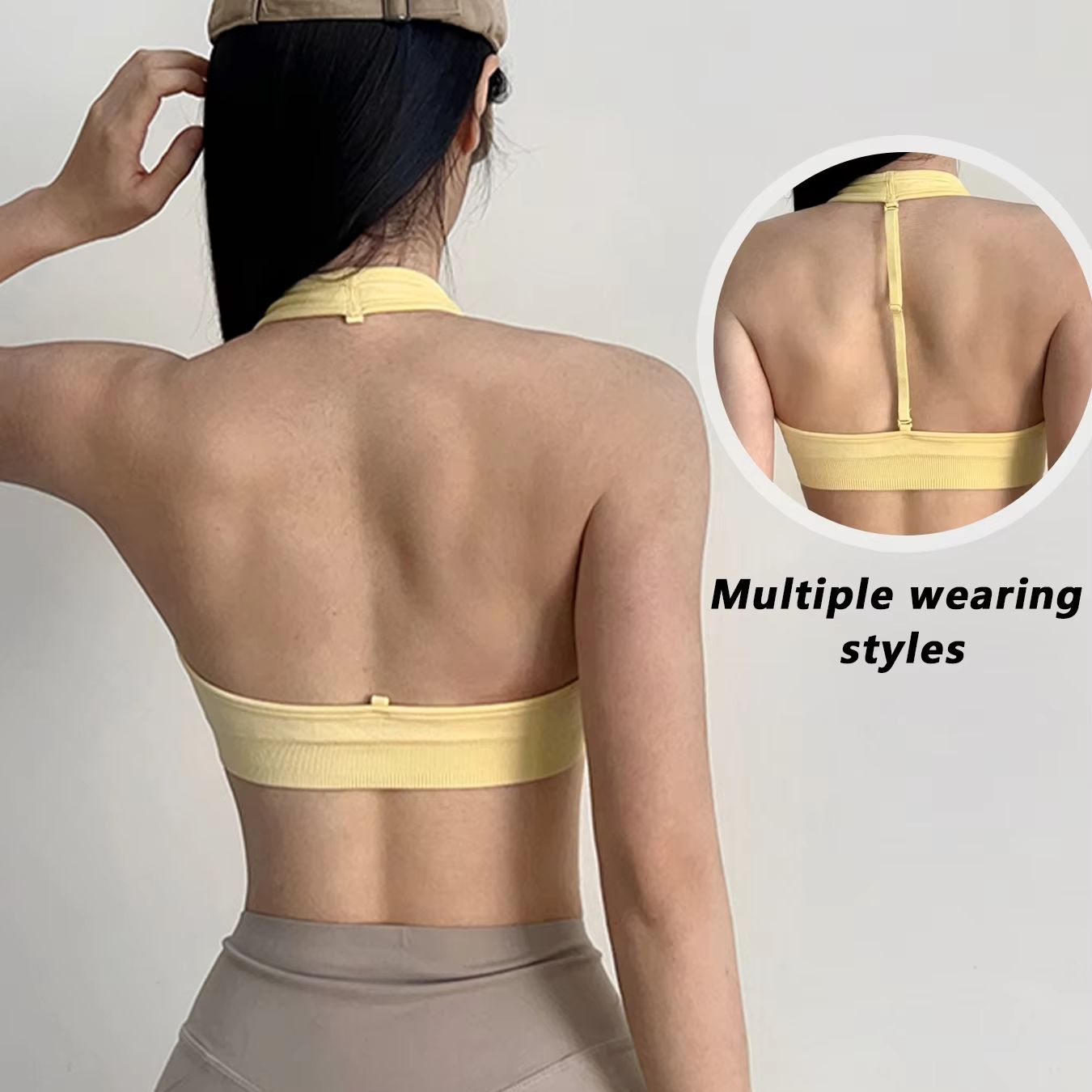 Suspender Tank Top - Женский спортивный бюстгальтер с Т-образной спинкой