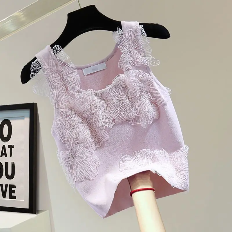 Вышитая безрукавка на бретелях – обзор и цена Suspender Tank Top